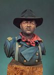 John Wayne bust Metal kit model