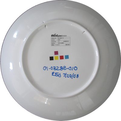 Reverse of above plate