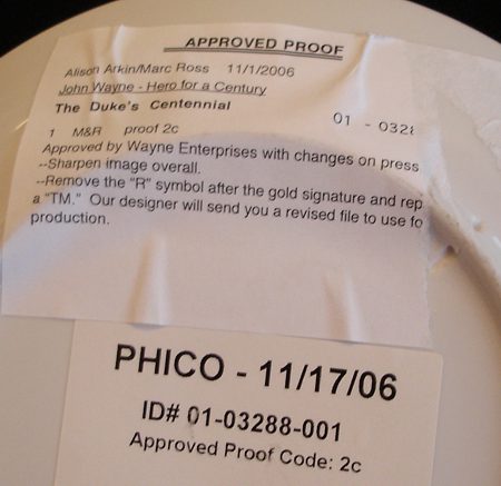 Reverse of above plate