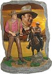 Bradford Exchange John Wayne Figurine Sunset Rider