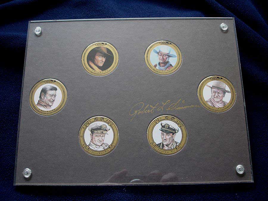 John Wayne pogs by DuCaps Inc