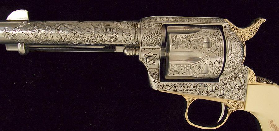 John Wayne Franklin Mint Commemorative Colt 45 Revolver