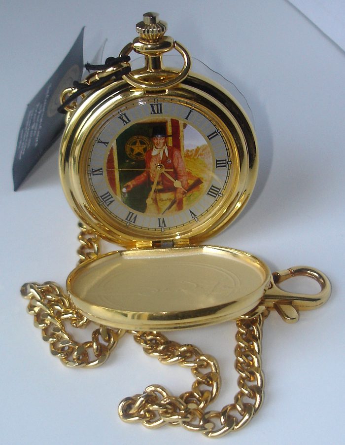 John Wayne Texas Ranger Collector Pocket Watch by Franklin Mint