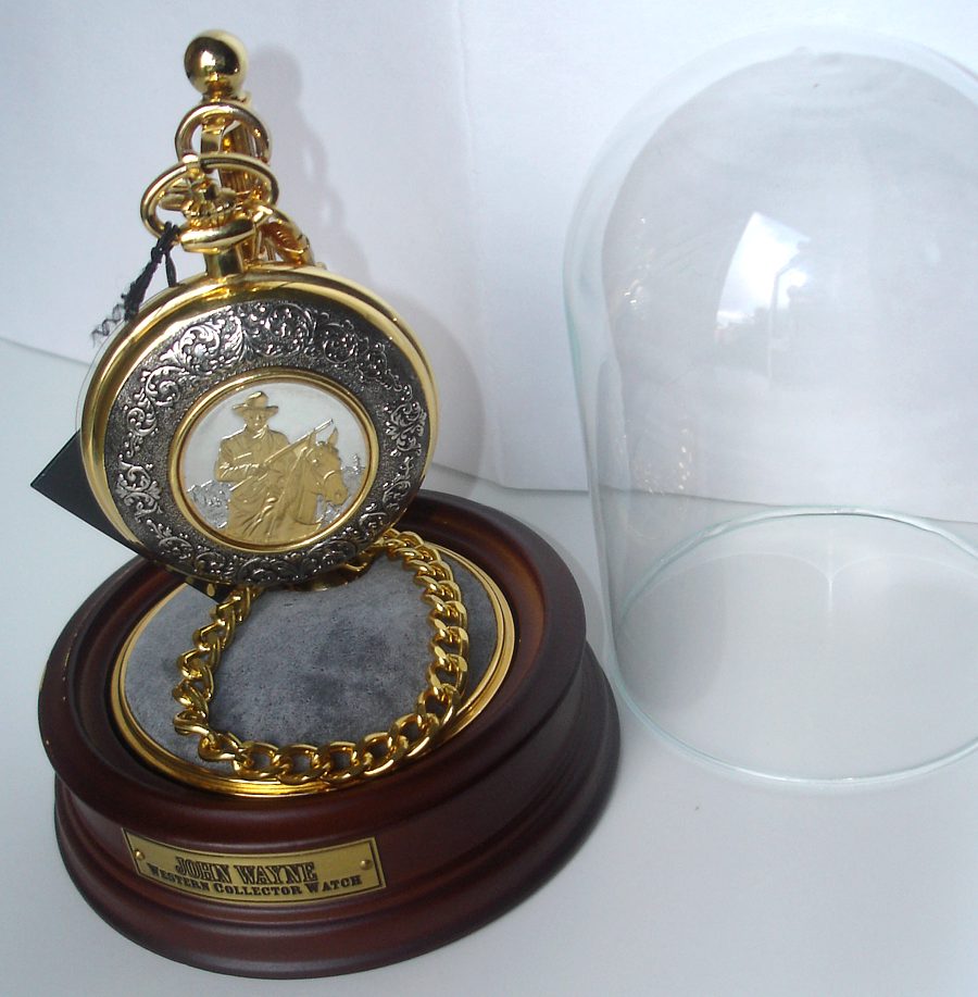 John Wayne Western Collector Pocket Watch by Franklin Mint