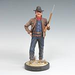 John Wayne as Rooster Cogburn by sculptor Michael Welch