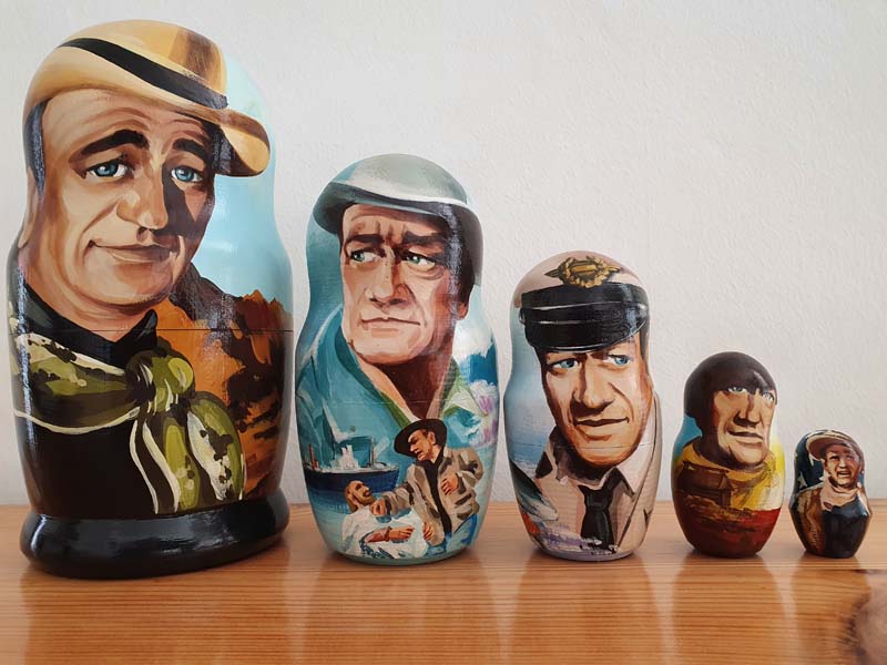 John Wayne Russian Dolls