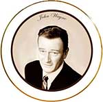John Wayne plate by Cutting Edge Collectibles