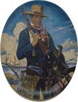 John Wayne Oval Plate