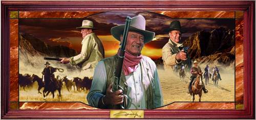 John Wayne Wall Display by Bradford Exchange